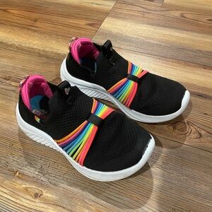 Girls Sketchers Air Cooled Memory Foam Slip On Sneakers Size 1